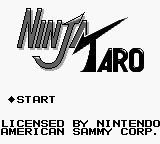 Ninja Taro screenshot 3 for GameBoy
